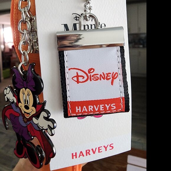 Harveys Disney Halloween Minnie Pumpkin Crossbody & Dust Bag Limited Edition NWT - Picture 6 of 16